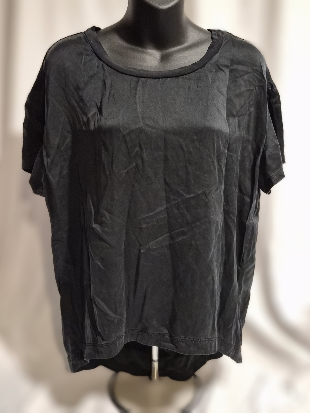 Quince 100% Silk Short Sleeve Tee - Washable Luxury